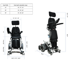 تحميل الصورة إلى عارض المعرض، Draco – Electric The Most Functional Full-automatic Standing Wheelchair
