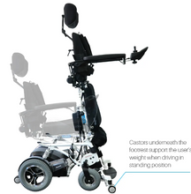 تحميل الصورة إلى عارض المعرض، Phoenix Power Standing Wheelchair – Advanced Mobility &amp; Independence
