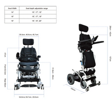 تحميل الصورة إلى عارض المعرض، Phoenix Power Standing Wheelchair – Advanced Mobility &amp; Independence
