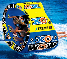 تحميل الصورة إلى عارض المعرض، WOW XO Extreme Towable Tube – 1 to 3 Person Inflatable Water Towable
