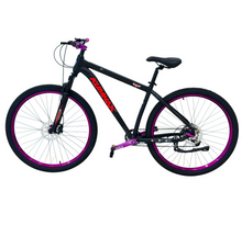 تحميل الصورة إلى عارض المعرض، Super Pro 29-Inch Mountain Bike – Off-Road Trail MTB | Silver &amp; Purple
