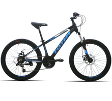 Load image into Gallery viewer, New Sunshine Unisex 24-Inch Mountain Bike – 24-Speed MTB with Front Suspension
