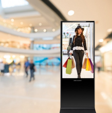 تحميل الصورة إلى عارض المعرض، Hikvision Floor Standing Indoor Digital Advertising Signage For Hotels events Restaurants-Wifi,4k DS-D6055UL
