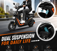 تحميل الصورة إلى عارض المعرض، New T10 Stylish City Electric Bike
