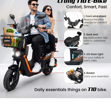 تحميل الصورة إلى عارض المعرض، New T10 Stylish City Electric Bike
