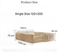 Load image into Gallery viewer, Upholstered Bed Frame with Sides Guardian and Headboard-Sigle queen king super king sizes
