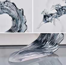 تحميل الصورة إلى عارض المعرض، Gold Horse Statue – Handmade Resin Home Décor
