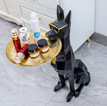 Load image into Gallery viewer, Doberman Dog Coffee Table with Tray – 72H cm
