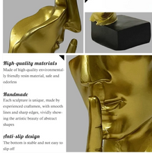 تحميل الصورة إلى عارض المعرض، Abstract and Creative Desk Decorations, Hand &amp; Face Statues Sculptures for Living Room Decor
