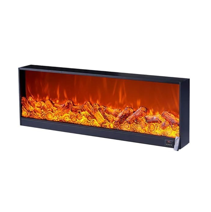 Premium Linear Recessed Electric Fireplace 1-1.8 Metre