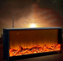 تحميل الصورة إلى عارض المعرض، Premium Linear Recessed Electric Fireplace 1-1.8 Metre
