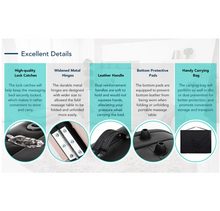 Load image into Gallery viewer, Portable Massage Table with Adjustable Folding Bed and Headrest
