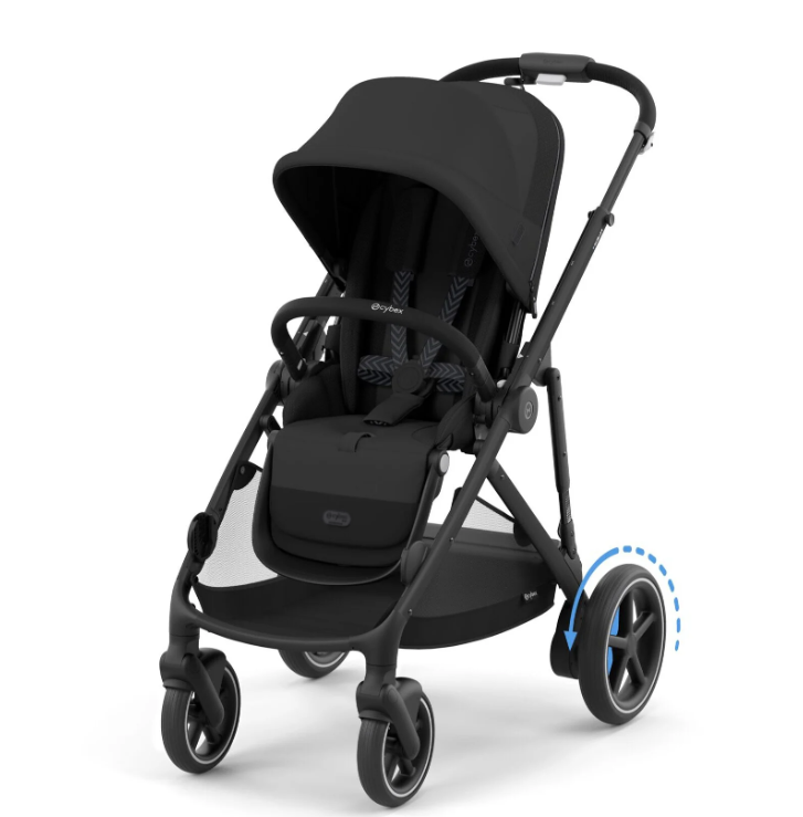 Cybex e-GAZELLE Stroller - Moon Black
