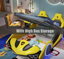 Load image into Gallery viewer, Children’s Car-Style Single Bed – Fun, Safe &amp; Functional ZLJ1127

