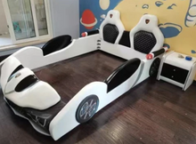 Load image into Gallery viewer, Children’s Car-Style Single Bed – Fun, Safe &amp; Functional ZLJ1127
