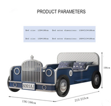 Load image into Gallery viewer, Car Style Children’s Bed – Comfort, Safety &amp; Fun in One
