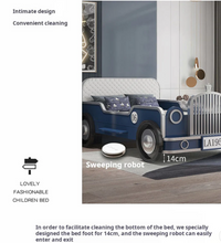 Load image into Gallery viewer, Car Style Children’s Bed – Comfort, Safety &amp; Fun in One
