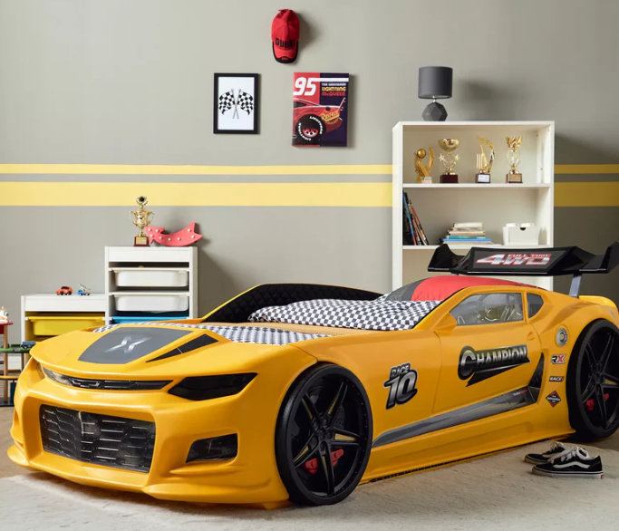 Champion Car Bed for Kids – 90x190 cm