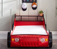 Load image into Gallery viewer, Single Racing Car Bed – 90x190 cm
