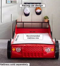 Load image into Gallery viewer, Single Racing Car Bed – 90x190 cm
