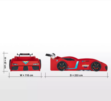 Load image into Gallery viewer, Speed Car Bed – 90x190 cm

