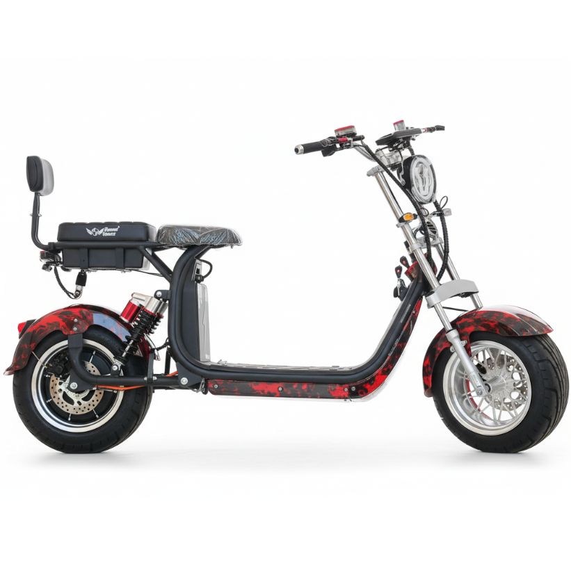 X12 – High Power Harley Electric Scooter 60V 12Ah 3000W -2026 new