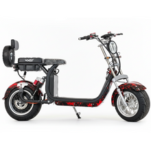 تحميل الصورة إلى عارض المعرض، X12 – High Power Harley Electric Scooter 60V 12Ah 3000W -2026 new
