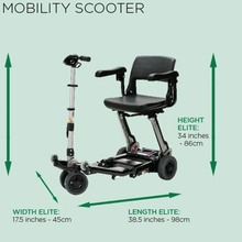 تحميل الصورة إلى عارض المعرض، Luggie Elite Mobility Scooter Champagne -Black
