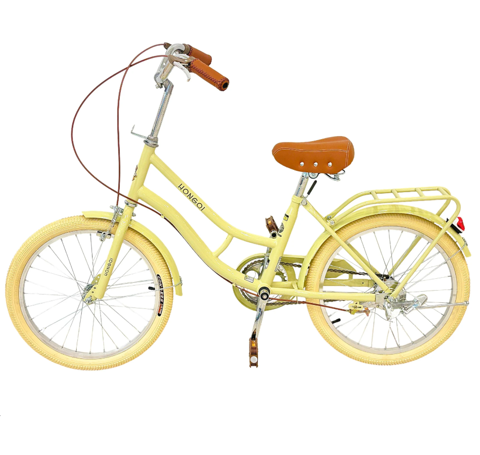 20-Inch Vintage Cruiser Bike for Kids | Pink | Ages 7–12 Years