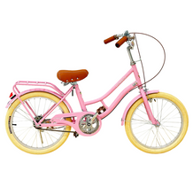 تحميل الصورة إلى عارض المعرض، 20-Inch Vintage Cruiser Bike for Kids | Pink | Ages 7–12 Years
