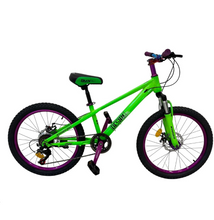 تحميل الصورة إلى عارض المعرض، 22-Inch Mountain Bike | 21-Speed | Disc Brakes | Turquoise Blue V-TBC22 Age 9-16 Years
