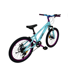 تحميل الصورة إلى عارض المعرض، 22-Inch Mountain Bike | 21-Speed | Disc Brakes | Turquoise Blue V-TBC22 Age 9-16 Years
