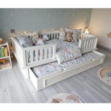 Load image into Gallery viewer, Kiddie Bed with underbed/ storage drawer
