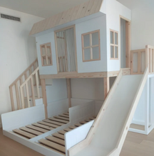 تحميل الصورة إلى عارض المعرض، Kiddie Castle Bed with Slide

