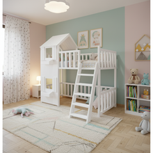 تحميل الصورة إلى عارض المعرض، kids Loft House Bed Seana
