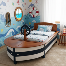 تحميل الصورة إلى عارض المعرض، Kids Boat Bed
