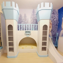 تحميل الصورة إلى عارض المعرض، Kids Castle Bunk Bed – Frozen Theme
