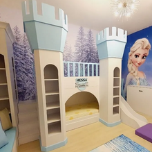 تحميل الصورة إلى عارض المعرض، Kids Castle Bunk Bed – Frozen Theme
