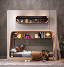Load image into Gallery viewer, Space Capsule Double Bunk Bed for Kids
