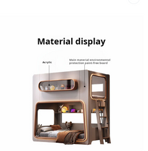 Load image into Gallery viewer, Space Capsule Double Bunk Bed for Kids

