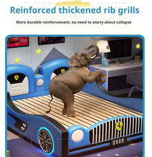 Load image into Gallery viewer, Luxury Kids Car-Themed Bed with Bluetooth &amp; Storage
