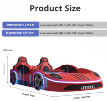 Load image into Gallery viewer, Kids Car Bed – Comfort, Safety &amp; Fun in One!
