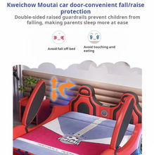 Load image into Gallery viewer, Kids Car Bed – Comfort, Safety &amp; Fun in One!
