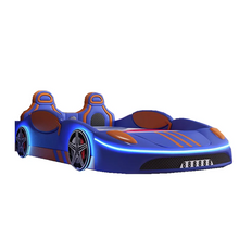 Load image into Gallery viewer, Kids Car Bed – Comfort, Safety &amp; Fun in One!
