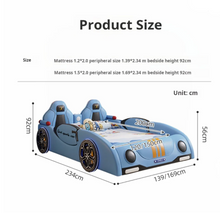 Load image into Gallery viewer, Kids Car Bed – Designed for Fun, Safety &amp; Comfort
