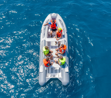 تحميل الصورة إلى عارض المعرض، LUXE 420 – Premium 4.2M Inflatable Rib Boat 06 passenger for Watersports Rafting Adventures
