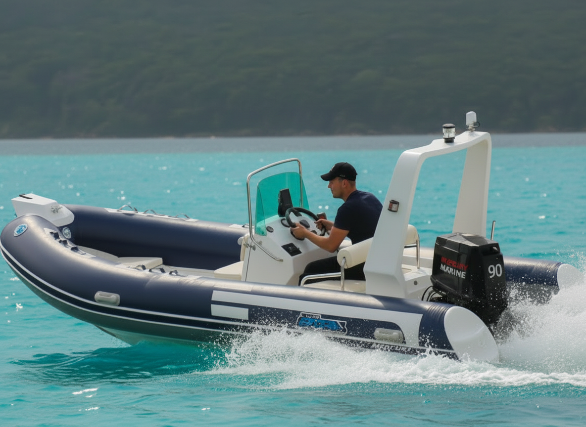 LUXE 500 – Heavy-Duty 5M Inflatable Boat & Watersports & Beachfront Adventure Parks