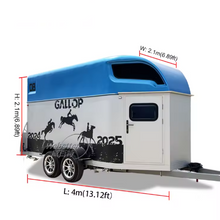Load image into Gallery viewer, Traditional Series Two-Horse Trailer Australian Standard Horse Box Trailer

