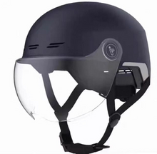 Load image into Gallery viewer, Ninebot Commuter Helmet Deep Blue with Sun-visor
