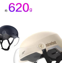 Load image into Gallery viewer, Ninebot Commuter Helmet Deep Blue with Sun-visor
